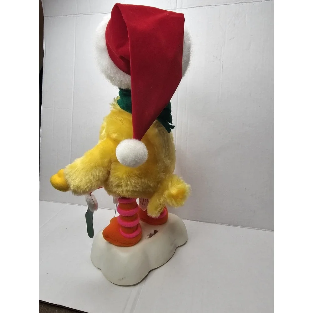 Vintage Christmas Animated Big Bird Figure Sesame Street 1999 Telco 15
